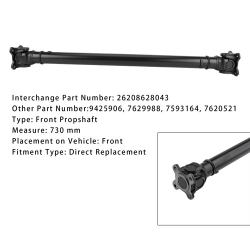 BMW 5 F07 F10 F11 F07 LCI F10 LCI F11 LCI xDrive Front Propshaft 26208628043 Generic