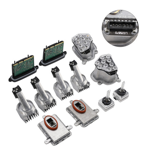 2011-2013 BMW 528i 535i 550i ActiveHybrid 5 M5 12PCS Left+Right Power Module LED Headlight AHL Generic