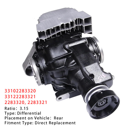 BMW E90 E92 E93 M3 S65 Rear Differential 3.15 Ratio 2283320 Generic