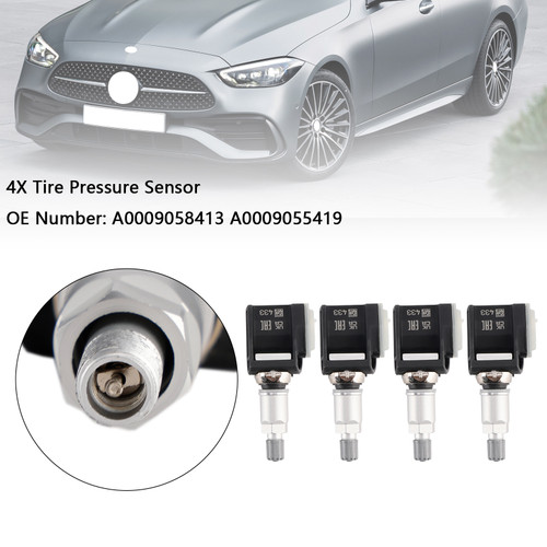 2023- Mercedes Benz AMG GT C192 4*Tire Pressure Sensor A0009058413 A0009055419 Generic