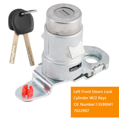 2015-2023 Chevy Equinox Malibu Silverado HD Single Door Lock Cylinder W/2 Keys 13590041 7022907 Generic