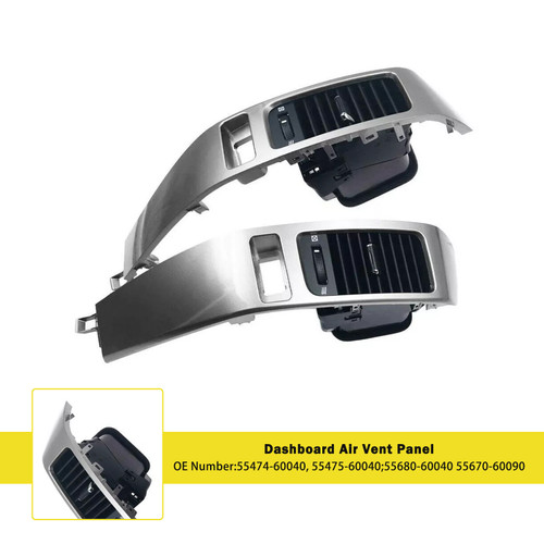 2003-2009 Lexus GX470 2* Dashboard Air Vent and Panel (Left+Right) 55474-60040 Generic