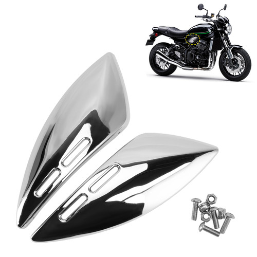 2018-2024 Kawasaki Z900RS Tank Side Panel Cover Fairing Chrome Generic