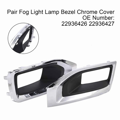 2019-2020 Yukon Yukon XL Fog Light Lamp Bezel Cover Driver Left+Right Side 22936426 Generic