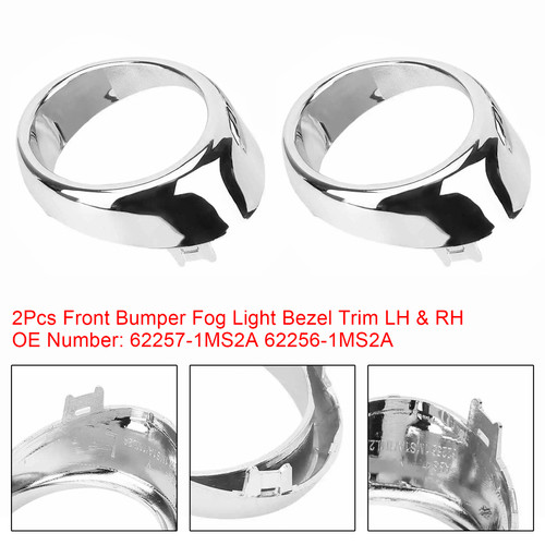 2014 Infiniti Q70 Fog Light Lamp Bezel Cover Left+Right Side 62256-1MS2A Generic