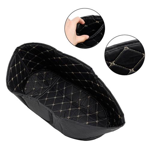 Vespa Gts 300 Gts300 Seat Bucket Liner Pad Trunk Inner Protector Pu Silver Generic