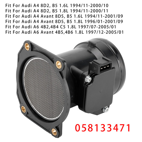 1996-2010 Skoda Octavia I 1U2/1U5 Mass Air Flow Meter Sensor AFH60-10B Generic