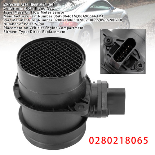 2001-2003 Audi A3 (8L1) S3 quattro 165KW Hatchback Mass Air Flow Meter Sensor Generic