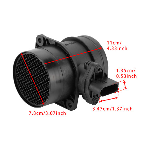 2003-2006 Seat Leon (1M1) 1.8 T Cupra R 165KW Hatchback Mass Air Flow Meter Sensor Generic