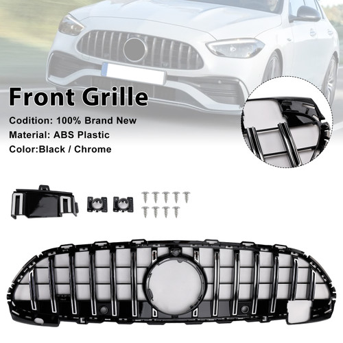 2021-2023 Mercedes Benz W206 S206 With Camera Hole Front Grille without logo Generic