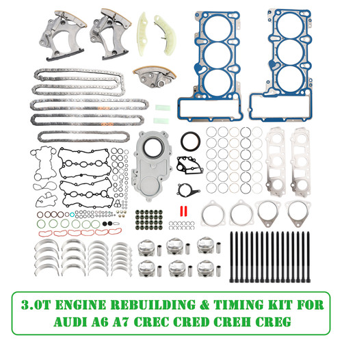 3.0T Engine Rebuilding & Timing Kit for Audi A6 A7 CREC CRED CREH CREG