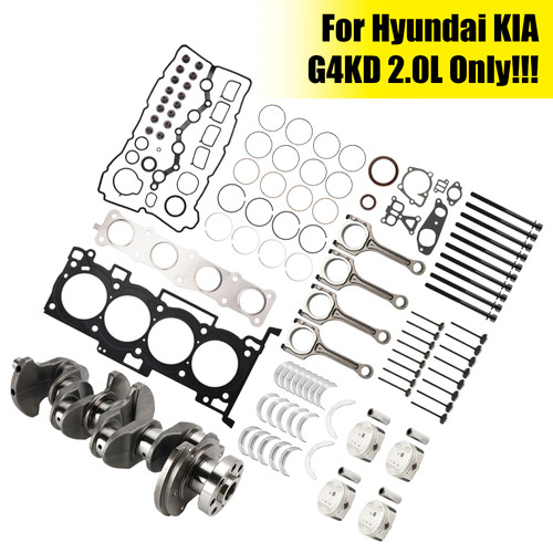 2005-2010 Hyundai Tucson G4KD 2.0L Engine Overhaul Rebuild Kit 20910-2GL02 Generic