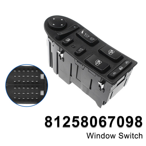 Man Truck Power Lifter Transmission Window Switch 81258067074 81258067098 Generic