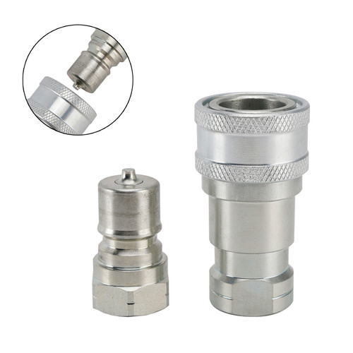 3/8" NPT ISO 7241-B Quick Disconnect Hydraulic Couplings / Couplers