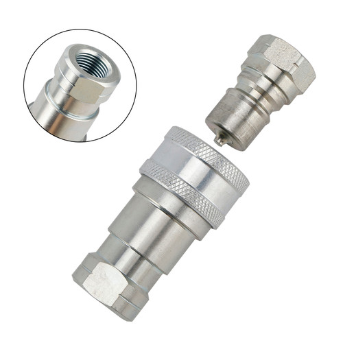 3/8" NPT ISO 7241-B Quick Disconnect Hydraulic Couplings / Couplers