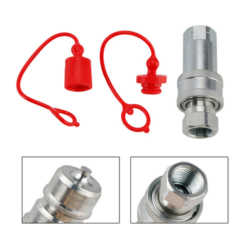 3/8" NPT ISO 7241-A Quick Disconnect Hydraulic Couplings / Couplers