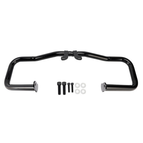 2014-2024 Touring Glide Engine Guard Crash Bar Frame Protector Bumper Steel Black Generic