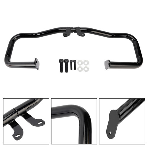 2014-2024 Touring Glide Engine Guard Crash Bar Frame Protector Bumper Steel Black Generic