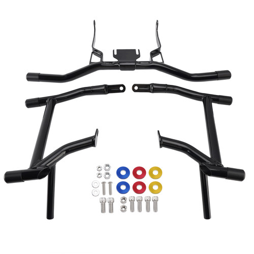 2014-2023 Road Glides Street Glides Road Glides FLHT FLHX Engine Guard Crash Bar Frame Protector Black Generic