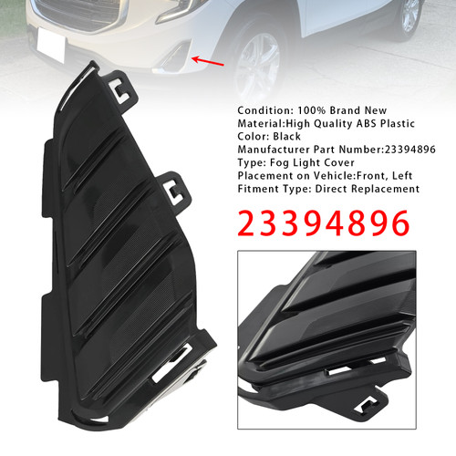 2018-2021 GMC Terrain Left Side Bumper Fog Light Cover 23394896 Generic