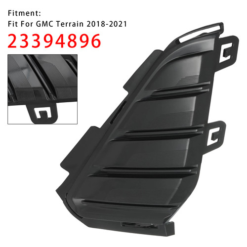 2018-2021 GMC Terrain Left Side Bumper Fog Light Cover 23394896 Generic