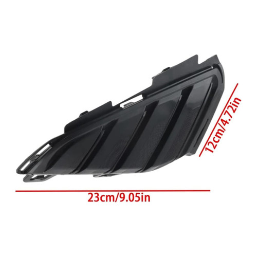 2018-2021 GMC Terrain Pair Fog Light Covers Black Generic