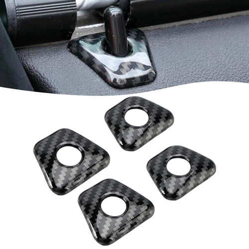 2018-2022 BMW 5 Series G30 Inner Door Bolt Lock Down Frame Trim Carbon Fiber Generic