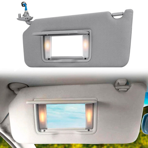 2008-2017 Honda Accord Left Driver Side Sun Visor 83280TA5A51ZA Gray Generic
