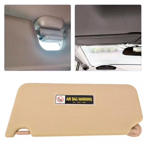 2008-2017 Honda Accord Left Driver Side Sun Visor 83280TA5A51ZA Beige Generic