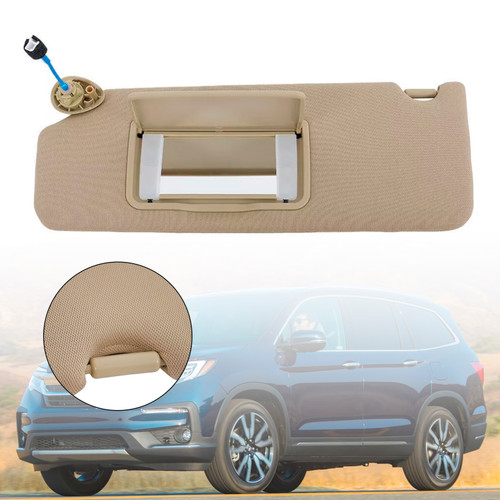 2019-2022 HONDA Passport Gray Driver Side Sun Visor 83280-TG7-A12ZA Generic