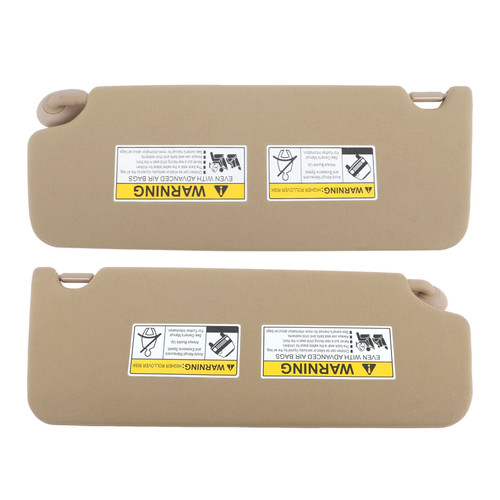 2016-2022 HONDA Pilot Gray Left+Right Side Sun Visor 83280-TG7-A12ZA Generic