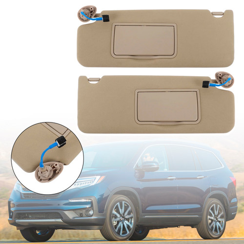 2016-2022 HONDA Pilot Gray Left+Right Side Sun Visor 83280-TG7-A12ZA Generic