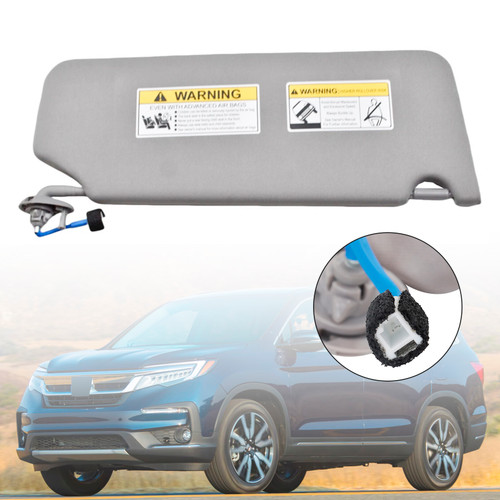 2016-2022 HONDA Pilot Gray Driver Side Sun Visor 83280-TG7-A12ZB Generic