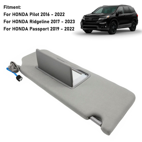 2017-2023HONDA Ridgeline Gray Right Side Sun Visor 83280-TG7-A12ZB Generic