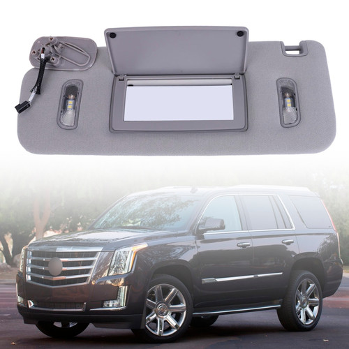 2015-2019 Chevrolet Silverado 1500 2500 3500 Gray Sun Visor Left 22870346 Generic