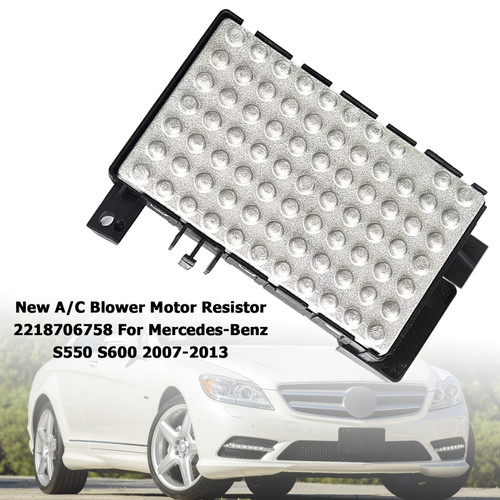 2007-2012 MERCEDES-BENZ CL550 CL600 CL63 CL65 AMG A/C Blower Motor Resistor 2218706758