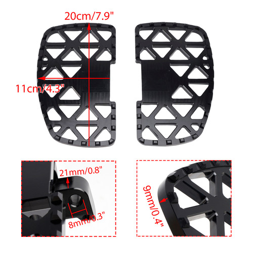 2018-2024 BMW K1600 Grand America 1 pair Front Footpeg Aluminum Alloy Generic