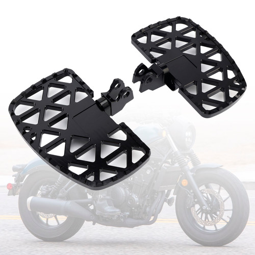 2017-2025 Honda Rebel 300 1 Pair Front Footpegs Aluminum Alloy Generic