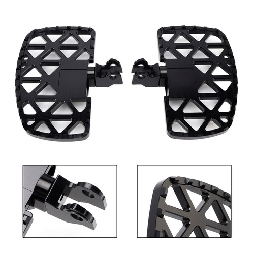 2017-2025 Honda Rebel 300 1 Pair Front Footpegs Aluminum Alloy Generic