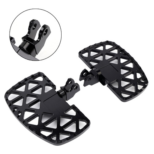2017-2025 Honda Rebel 250 1 Pair Front Footpegs Aluminum Alloy Generic