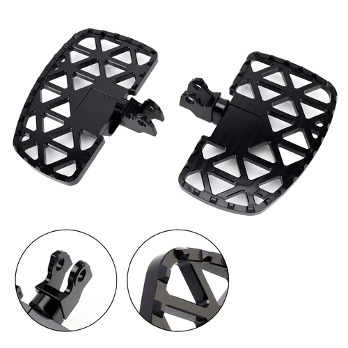 2017-2025 Honda Rebel 250 1 Pair Front Footpegs Aluminum Alloy Generic
