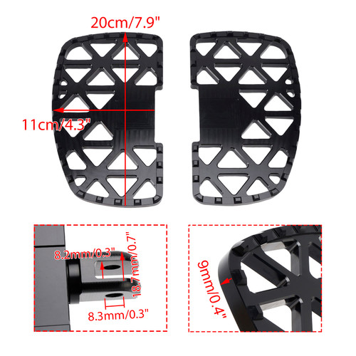 2018-2025 Speedmaster 1 Pair Front Footpegs Aluminum Alloy Generic