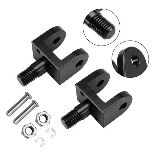 Black Foot Pegs Mounting Bracket fit for Sur Ron Light Bee X/S Segway X160 X260