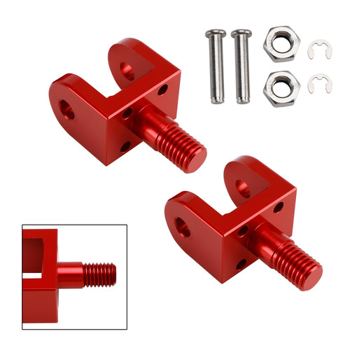 Red Foot Pegs Mounting Bracket fit for Sur Ron Light Bee X/S Segway X160 X260