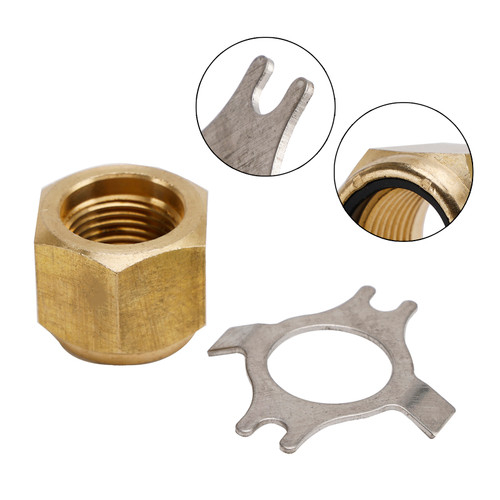 Propeller Nut with Locking Plate fit for Mercury Mercruiser 11-8M0056234