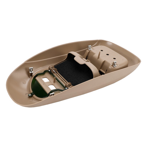 2002-2004 Ford F-250 F-350 F-450 F-550 Super Duty Overhead Console Assembly w/o Sunroof Tan/ Medium Parchment Generic