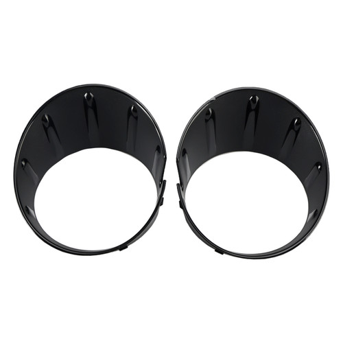 2011-2015 MINI Roadster R59 Pair Front Bumper Fog Light Lamp Cover Bezel 51117248791 51117248792 Generic