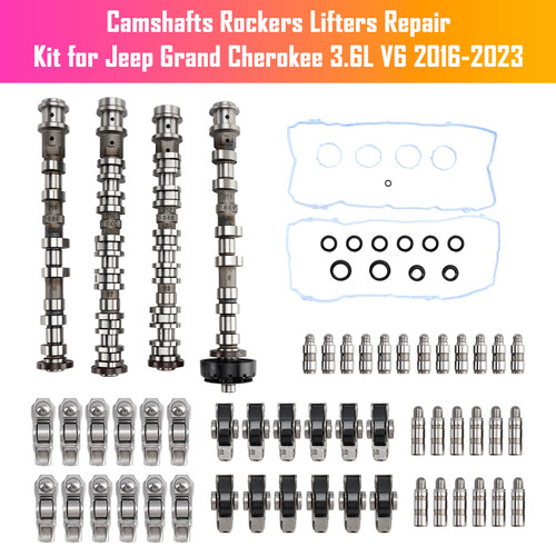 2016-2023 Jeep Grand Cherokee 3.6L V6 Camshafts Rockers Lifters Repair Kit 5047912AD 5047912AA 50477883AC Generic