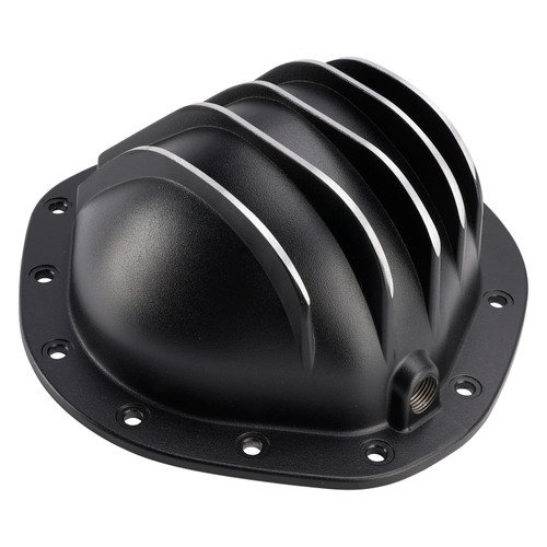 12 Bolt Black Aluminum Differential Rear End Cover For GM Chevy C10 8.75" truck