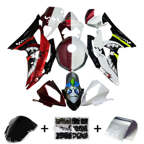Yamaha YZFR6 YZF-R6 2008-2016 Fairing Kit Bodywork Plastic ABS Generic#232